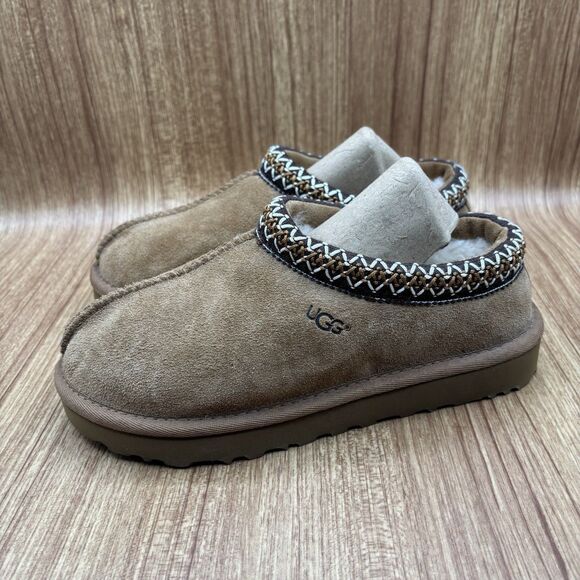 UGG Tasman Women’s Slippers in Chestnut 5955-CHE Size 6 Slip On Lined Shoes - Picture 3 of 9